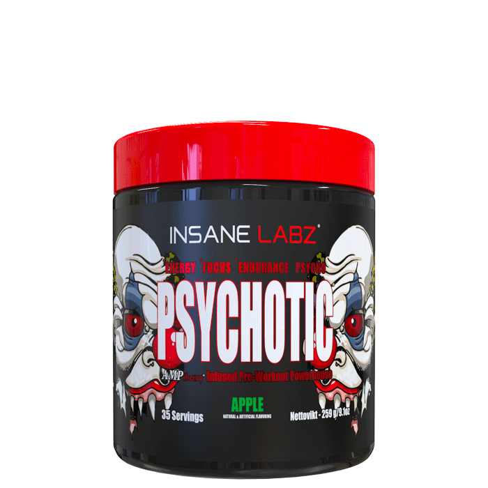 Psykoottinen Pre-Workout 35 annosta apple