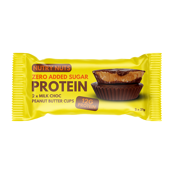 Box Nutry Nuts Protein Peanut Butter Cups 42 g Chocolate Hazelnut milk_chocolate