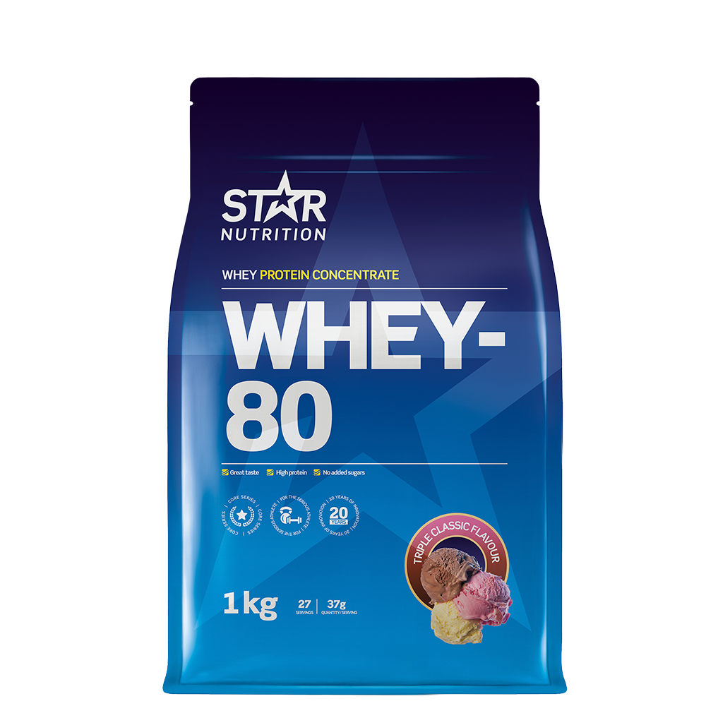 Whey-80 Heraproteiini 1 kg triple_classic_ice_cream_limited_edition