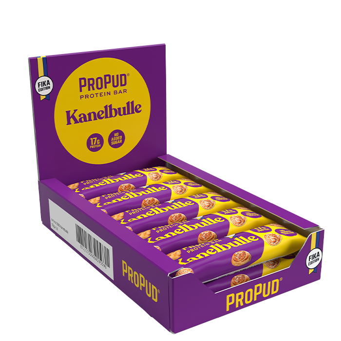 12 x Proteiinipatukka 55 g kanelbulle