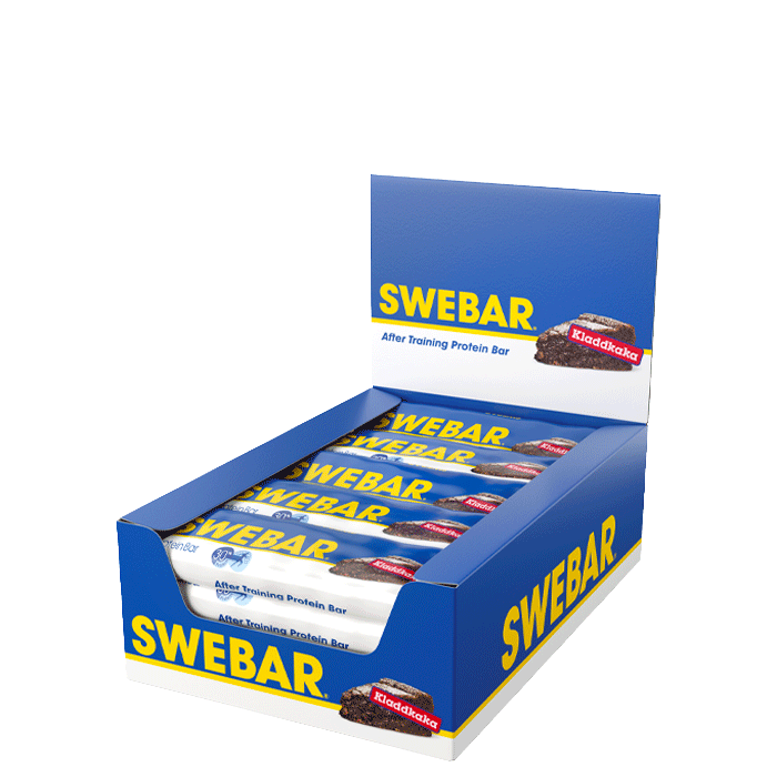 15 x Swebar Proteiinipatukka 55 g kladdkaka