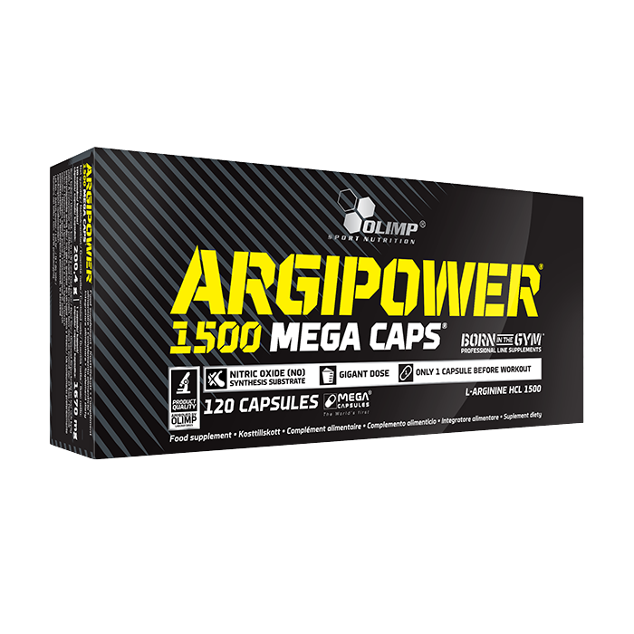 ArgiPower 1500 Mega Caps L-arginiinikapselit 120 kpl