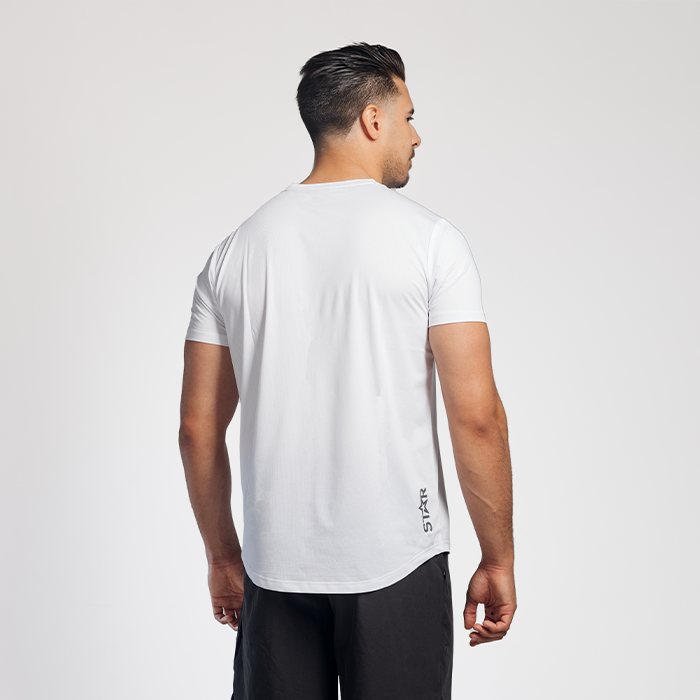 Star Mesh T-shirt White