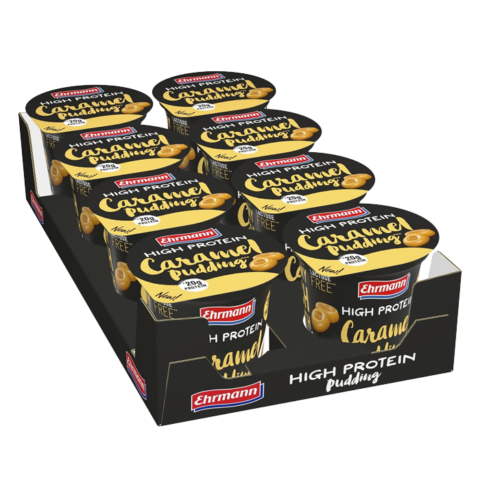 8 x Ehrmann Protein Pudding, 200 g chocolate