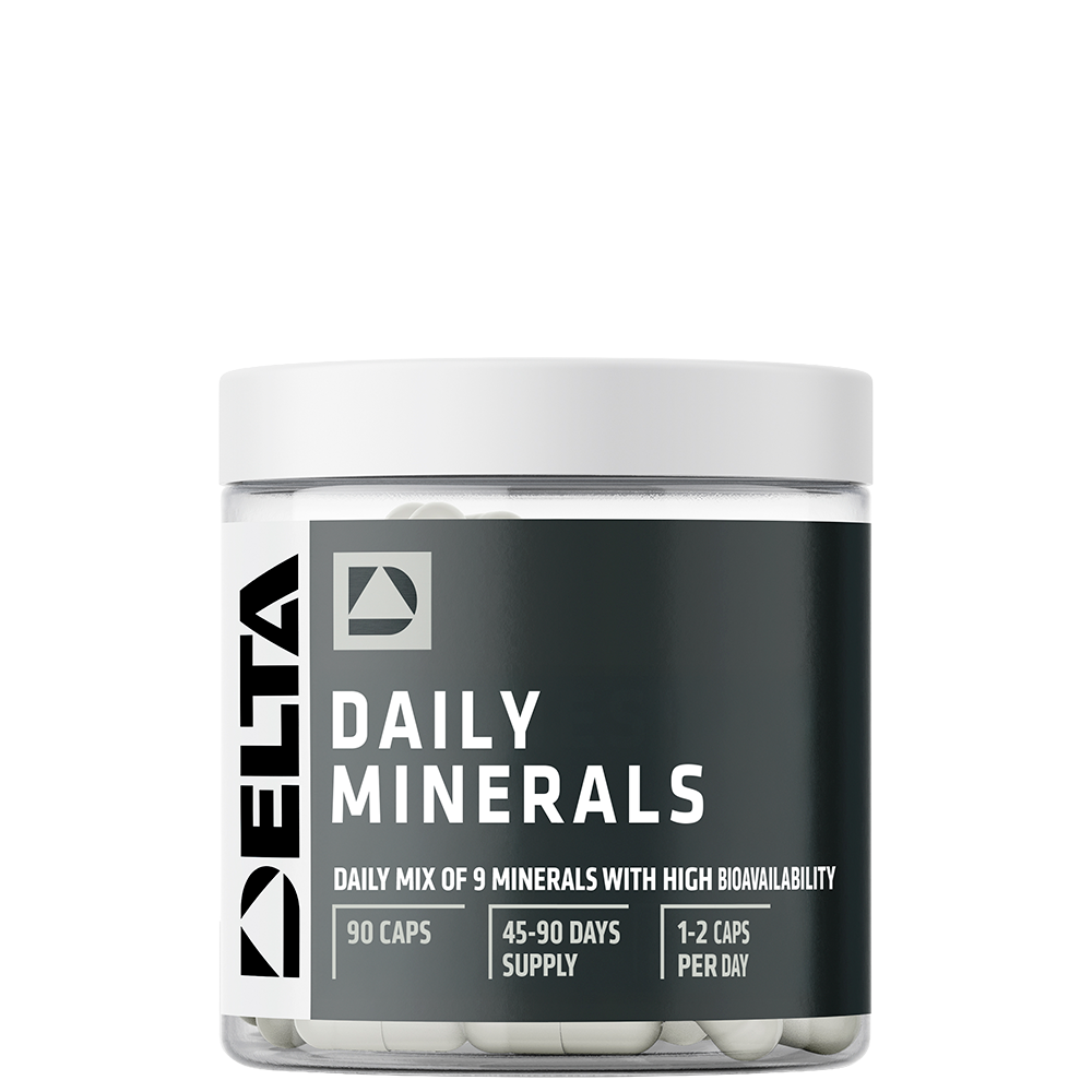 Daily Minerals Ravintolis&auml; 90 kapselia