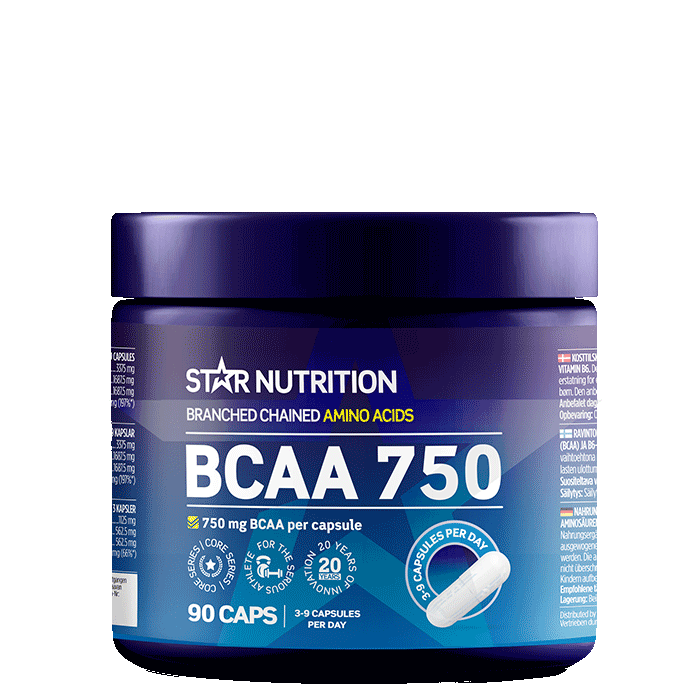 BCAA 750 kapselit 90 kpl