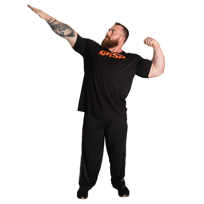 Legacy Gym T-paita Musta Oranssi