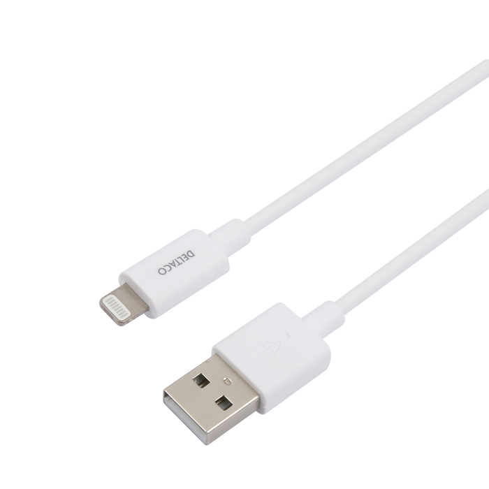 USB-A Lightning-latauskaapeli Valkoinen 1 m