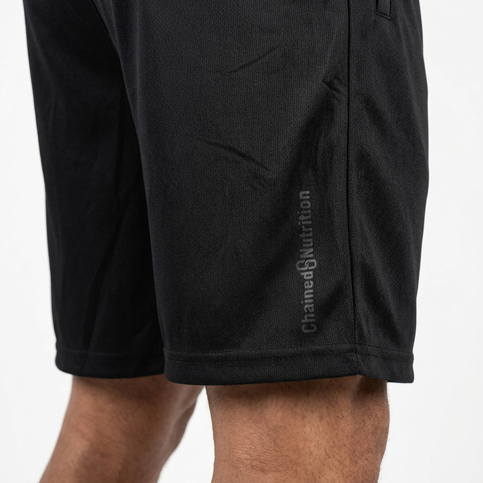 Chained Mesh Shorts Musta