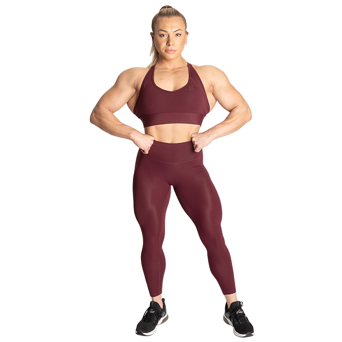 Core Sports Bra, Maroon