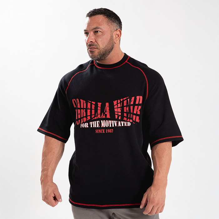 Finley Oversized T-paita Musta Punainen