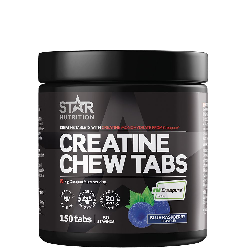 Creatine Chew Tabs, 150 tablettia blue_raspberry