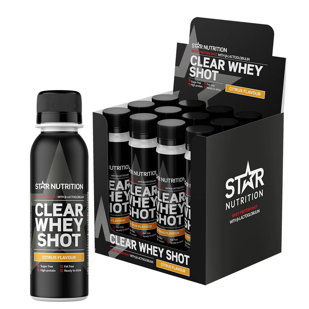 12 x Clear WheyHeraproteiini-shotti 100 ml citrus