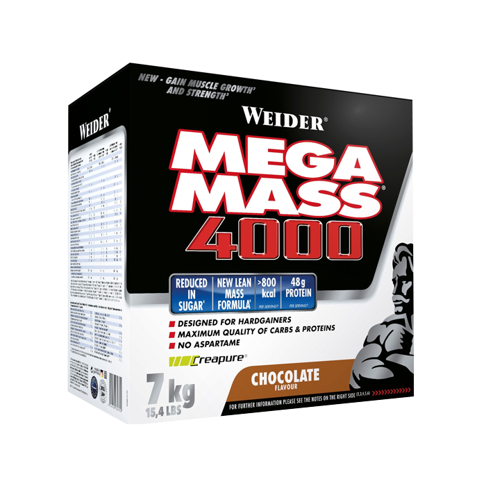 Mega Mass 4000 Gainer 7 kg choklad