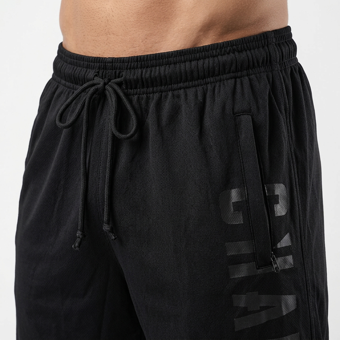 Chained Mesh Shorts Musta