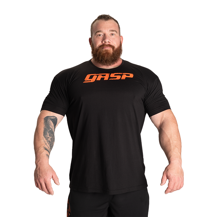 Legacy Gym T-paita Musta Oranssi