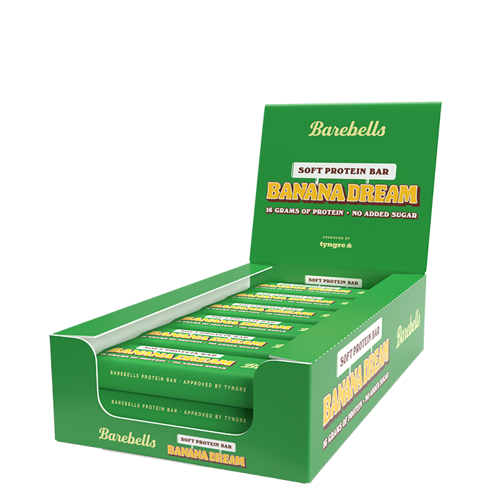 12 x Barebells Soft Protein Bar 55 g Raspberry Gelato