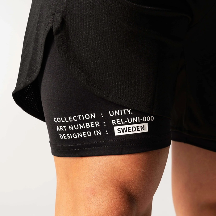 Unity Treenishortsit Musta