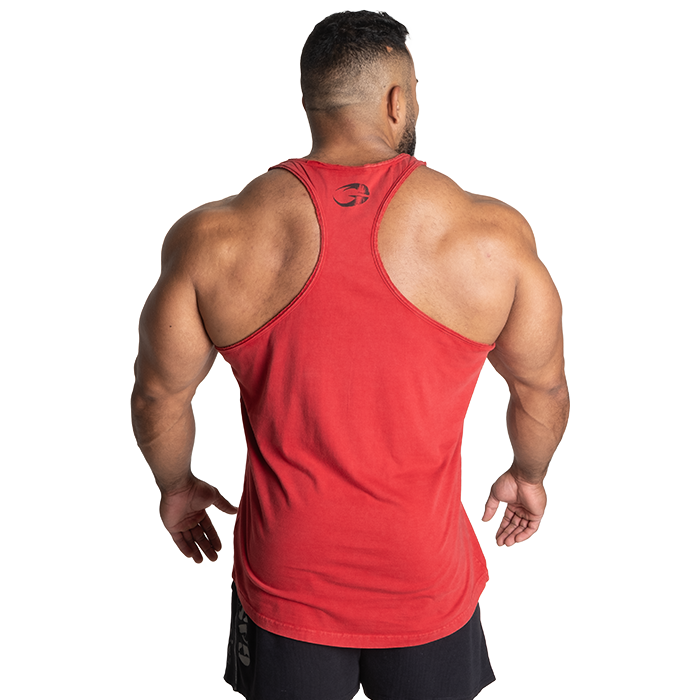 Skull T-back, Acid Chili Red