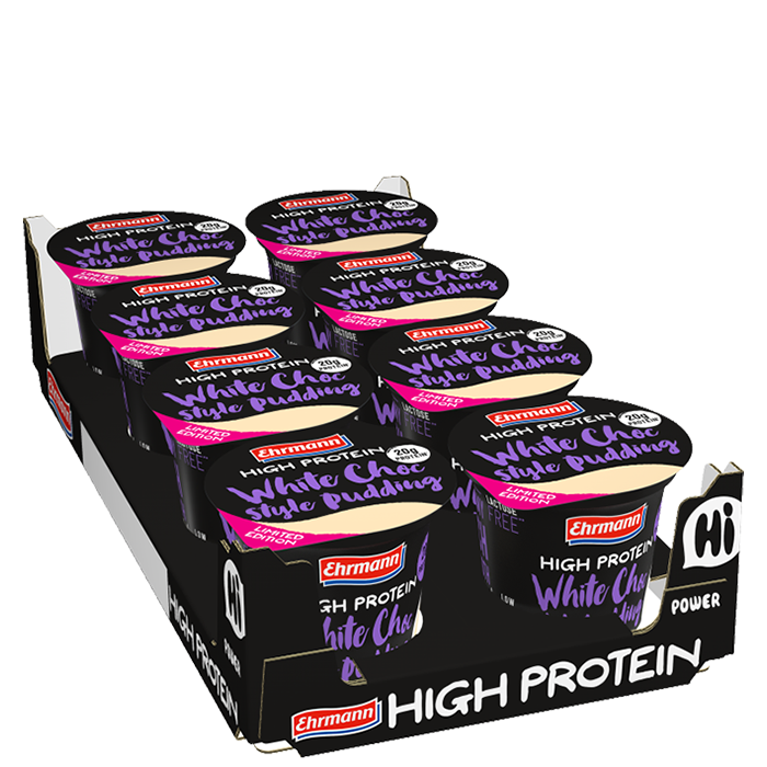 8 x Ehrmann Protein Pudding, 200 g chocolate