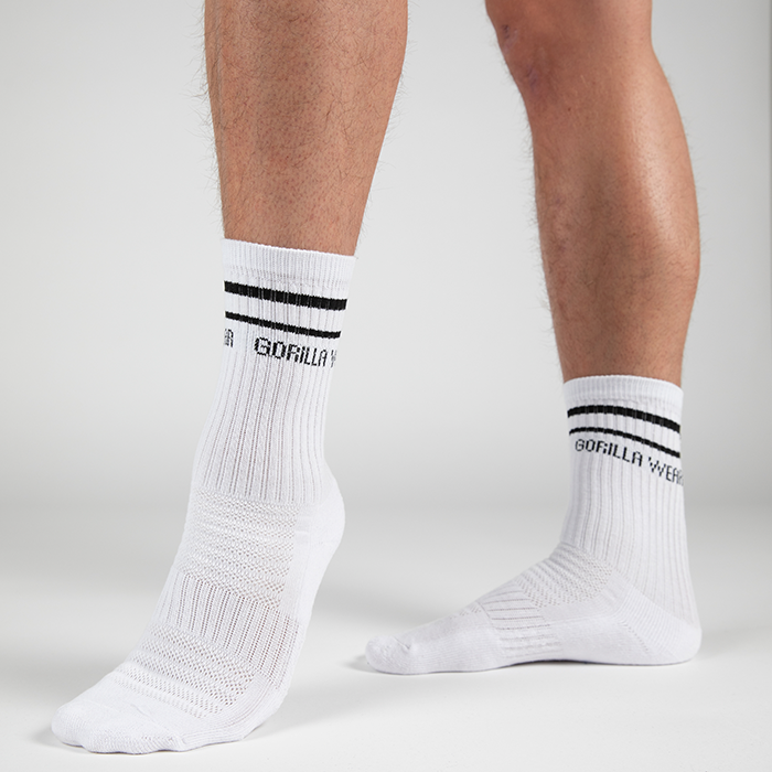 Crew Socks 2-Pack, White