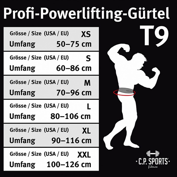 Powerlifting Lifting Belt Quick Buckle Musta