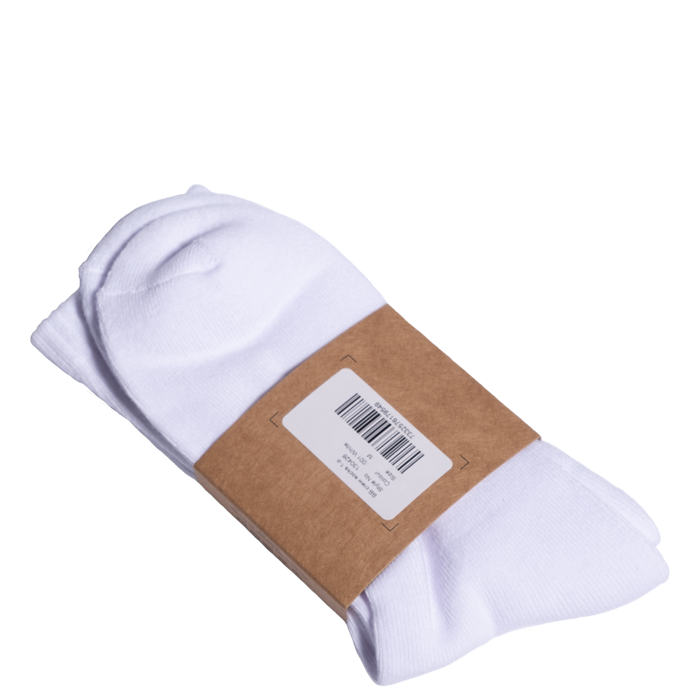 BB Crew Socks 1-pack, White