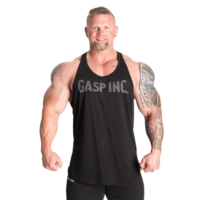 Essential T-Back Paita Musta/Harmaa