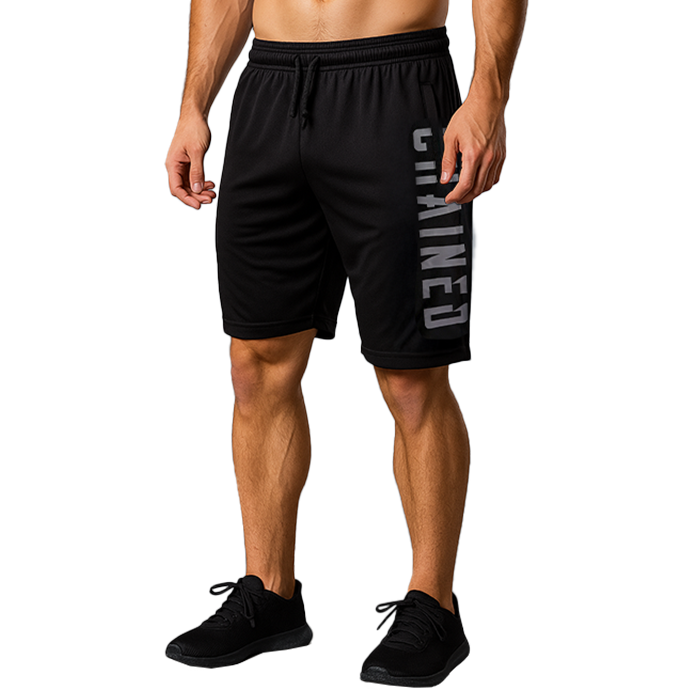 Chained Mesh Shorts Musta