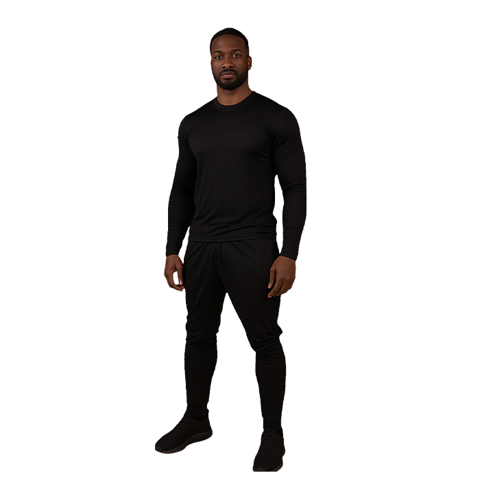 Star Mesh Housut Musta