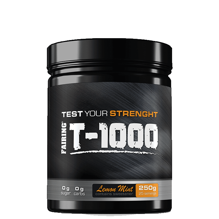 T-1000 Lihaksenlisäysaine 250 g Sitruunaminttu Lemon Mint