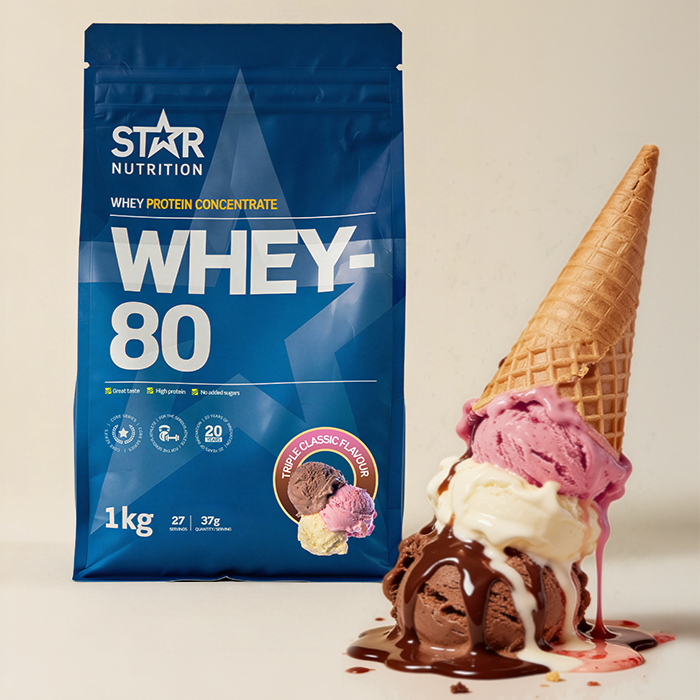 Whey-80 Heraproteiini 1 kg triple_classic_ice_cream_limited_edition