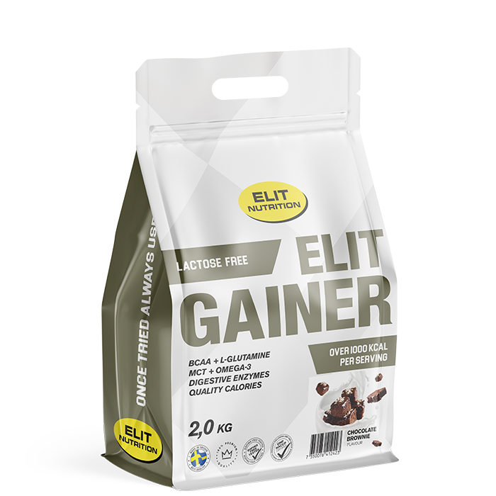 ELIT Gainer Laktoositon 2 kg chocolate_brownie